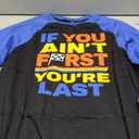 Women Racing Sweater If You Ain't First You're Last T-Shirt, Small