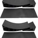 Beech Lane Camper Leveler 2 Pack - Precise Camper Leveling, Includes Two Curved Levelers, Two Chocks, and Two Rubber Grip Mats, Heavy Duty Leveler Works for Campers Up to 35,000 LBs, Patented
