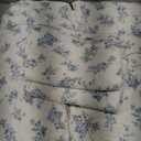 Laura Ashley - Full Sheet Set, Cotton Flannel Bedding, Brushed for Extra Softness & Comfort (Audrey Blue, Full)