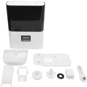 Hanging Automatic Pet Feeder, Smart Timed Feeding, Intelligent Sensing, Anti Clogging, 100 or 240V US Plug, Easy to Install on Cages, Portion Control, for Home Use