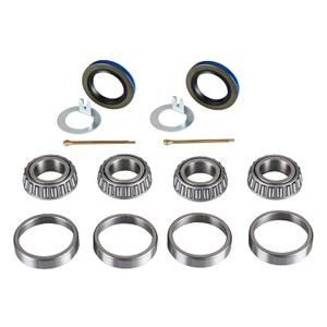 Pack of 2 Trailer Axle Hub Wheel Bearing Kits L44643 L44610 Fits for 1'' 2000-2200 Lbs Trailer Axle, 12192TB Grease Seals OD 1.980''