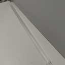 36" Shower Door Bottom Seal Strip for 3/8" (10mm) Glass Ultra Clear Polycarbonate Shower Door Sweep, Single Pack
