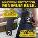 OtterBox iPhone 15 Pro Max - Commuter MagSafe Case - Slim & Tough - Pocket-Friendly - Dual Layer Drop Protection - Port Covers Non-Retail Packaging - Black