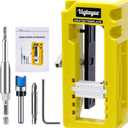 Door Hinge Jig, Door Hinge Mortiser, Router Template Fits for Door Hinges from 3 to 5 Length and Types of Sqaure, Radius 1/4 or Radius