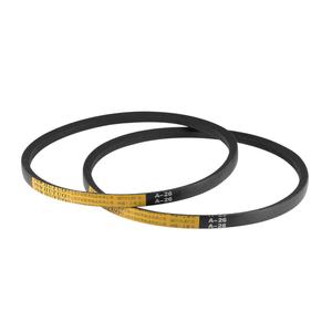 uxcell A26 Drive V-Belts 26" Pitch Length 13mm Width 8mm Thick JIS Standard A-Section Rubber Drive Transmission Belt 2pcs