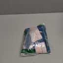 Blooming Jelly Women High Waisted Bikini Sets Tummy Control Swimsuits Color Block Two Piece Drawstring Bathing Suit, L, Blue Green- New