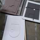 Large 3D Textured Framed Abstract Wall Art for Living Room, 3 Piece Modern Paintings Artwork for Walls, Black White Brown Geometric Sandstone Texture Pictures for Hallway Office Home Decor 24x36 In