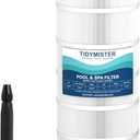 TidyMister Advanced Pool Filter Cartridge TM-8417 Compatible with CX1750RE, C1750, C1750E, C1900RE, PA175, C-8417, FC-1294, 817-0175P, L x OD: 28 3/16" x 8 15/16",175 Sq. Ft,1 Pack