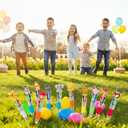 2 x Holydeck 24 Pcs Animal Multicolor Pens 4 Colors in 1 Ballpoint Pen Bulk with 4 Pcs Easter Eggs for Kids Girls Boys Easter Basket Stuffers Party Favors Easter Egg Fillers Hunt