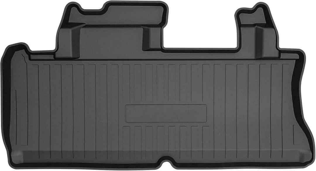 Sienna Cargo Mat - 3D Custom Fit All-Weather Cargo Liner Compatible with Toyota Sienna 2021-2025 Models with Spare Tire in TrunkWaterproof Non-Slip Durable Odorless TPO High-Edge Trunk Tray Floor Mat