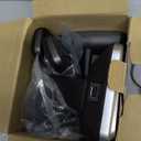 Panasonic Cordless Phone with Answering Machine, Advanced Call Block, Bilingual Caller ID and High-Contrast Display, Expandable System with 2 Handset Cordless Telephones - KX-TGD832M (Metallic Black)