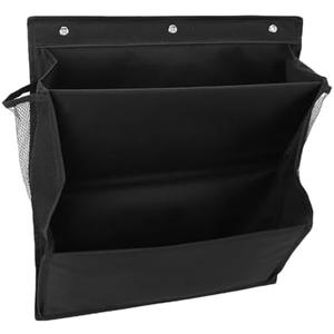 Yosoo 2 Tier Hanging Shoe Rack with Adhesive Hooks, Efficiently Utilize Vertical Space, Oxford Cloth Shoe Holder for Home Bedrooms, Bathrooms, Entryways (Black)