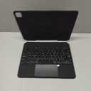 doqo Keyboard case for iPad Air 13 (M2) 2024/ (M3) 2025 and iPad Pro 12.9(6th,5th,4th,3rd Gen), Magic Keyboard case with Multi-Touch Trackpad Slim 7 Colors Backlit Black