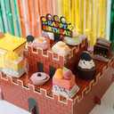 Super Cupcake Stand Castle Cupcake Holder for Birthday Party Decorations Party Supplies
