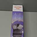 Ambershine 26"x35" XXXL King Size Neck& Shoulder& Back Heating Pad with 12 Temperature Settings& 4 Auto-Off Countdown Timers, Pain Relief for Back/Neck/Shoulder, Christmas gift for mom dad(Light Blue)