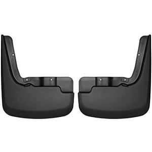Husky Liners Custom Mud Guards | Fits 2019-2025 Chevrolet Silverado 1500 (Excludes ZR2, LT Trail Boss, Custom Trail Boss) | Front Set, 2-pc Black - 58261