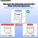 ADQ56656401 Dryer Lint Filter Replacement for LG Dryers Compatible with DLE3400W, DLE3170W, DLEX3250W, DLEX3370W, DLGX3371V DLEX3875V, DLEX3875W, DLG3051W, DLG3171W
