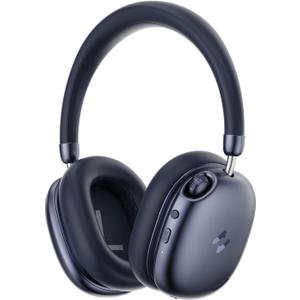 havit Space S1 Hybrid Adaptive Noise Cancelling Headphones, 100H Playtime, 45dB ANC, Bluetooth 6.0, LHDC Hi-Res Audio, Over Ear Wireless Headphones with App EQ, Dual Device, for Travel, Office, Home