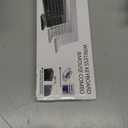 Wireless Keyboard and Mouse Ultra Slim Combo, TopMate 2.4G Silent Compact USB 2400DPI Mouse and Scissor Switch Keyboard Set with Cover, Batteries Included, for PC/Laptop/Windows/Mac - White