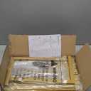 8.2FT Adjustable Backdrop Stand Kit  Square Wedding Arch & Balloon Arch for Photo Booth Background, Baby Shower, Birthday Party Decorations (Portable Frame) (Gold,8.2X 8FT)