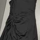 WISFRUIT Women's Sexy Square Neck Mini Dress Sleeveless Bodycon Ruched Split Party Club Short Tank Dresses, Size L