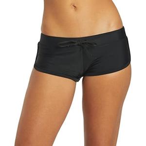 Sporti Women's Swim Shorts: Inspiring Confidence, Comfort and Shape Retaining Cheeky Boyshort- Swim Shorts Women Size S