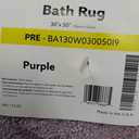 Garland Rug Traditional Nylon Washable Purple 30" X 50" Bath Rug - Soft, Absorbent, and Stylish for Your Bathroom (2'6" x 4'2" (Rectangular))