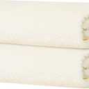 Tens Towels Pack of 2 Extra Large Bath Sheets 35 x 70 Inches, 100% Cotton, Larger & Lighter Weight, Quicker to Dry, Super Soft & Absorbent, Oversized Bath Towels, Cream