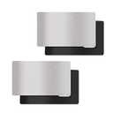 KOYOFEI 2PCS Resin 3D Printer Platform, Building Plate and Magnetic Sheet, Flexible Steel Plate Flex Bed for ELEGOO Saturn 3D Printer 196 x 126 mm