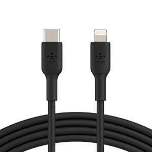 Belkin BoostCharge Fast Charging USB C to Lightning Cable 3.3ft/1M - MFi Certified 18W Power Delivery iPhone Charger Cord - Apple Charger USB C Cable - Fast Charging for iPhone 14, iPhone 13 - Black