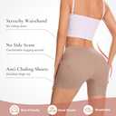 Womens Seamless Shaping Boyshorts Panties Tummy Control Shapewear Underwear Under Dress Shorts (Small, Beige-smooth)
