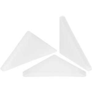 uxcell 20Pcs Plastic Corner Protectors 3x50mm Right Angle Shape Glass Corner Guards Cushion for Corner Protection of Glass, Mirror, Tile, White