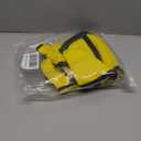 Mosucoirl Dog Raincoat Waterproof Doggie Hoodie Reflective Dog Raincoat Hooded Adjustable Rain Jacket for Dogs Puppies Doggie Black Red Yellow Green (Yellow, S)