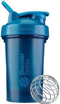 BlenderBottle Classic V2 Shaker Bottle Perfect for Protein Shakes and Pre Workout, 20-Ounce, Ocean Blue BlenderBottle Classic V2 Shaker Bottle Perfect for Protein Shakes and Pre Workout, 20-Ounce, Ocean Blue