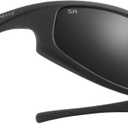 Shady Rays X Series | Lightweight Sport Sunglasses with Polarized Lens (Blackout)