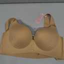 UPTRIS Comfortable Seamless Front Closure Bra for Women, Wireless Full Coverage Push Up Womens Bras No Underwire Bralettes 4XL