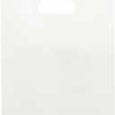 Choice Marts Merchandise Bags White Color 100 Count 9"x12" Size 1.5Mil Thick With Handles