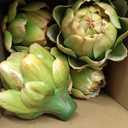 Timgle 12 Pcs Green Artificial Artichokes Fake Vegetables and Fruits for Summer Kitchen Wedding Bowl and Vase Decorations (Large)