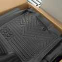 Powerty Floor Mats for 2024-2025 2026 Chevrolet Chevy Equinox EV Accessories (Non Fuel), All Weather Protection Anti-Slip and Waterproof Car Floor Liners for Equinox EV 3PCS