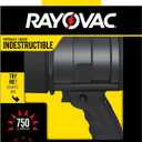 Rayovac Virtually Indestructible LED Spotlight, 750 Lumen Waterproof Spot Flashlight
