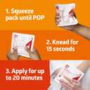 Medline Instant Warm Pack, Disposable, 6" x 6", 24 per Pack, Heat Packs for Pain Relief, Muscle Soreness and Increased Blood Flow