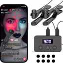 X1 Smartphone Auto Clicker: 130 Adjustable Speeds | Built-in Battery | Expandable to 5 Click Heads | Random Speed Mode | Completely Silent | for TikTok Live Likes, Mobile Gaming (Two Clicking Tips)