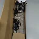 IBosins Wall Mounted Coat Rack with 10 Decorative Hooks, 34'' Long, Old Wood Color Coat Hanger, Rustic Coat Hooks Rail for Entryway Living Room Coat Scarf Bag Towel Hat