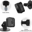HOLACA Screwless Wall Mount Brackrt for Blink Outdoor 2k+/4/3/XT2/XT/Mini 2k+/Mini 2/Mini Camera, Easy to Install, No Tools Needed, No Drilling, Strong 3M Adhesive Mount kit(Black-1 Pack)
