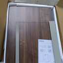 Feandrea Modern Dog Crate Furniture with Charging Station, Medium Kennel Indoor with Flip-up Hidden Acrylic Door, for Small and Medium Dogs up to 45 lb, Pet Side End Table Cage, Natural Walnut (23.8"L x 31.5"W x 24.8"H)