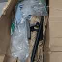 Command Bath Towel Bar, Matte Black, 1 Towel Ring, 2 Strips