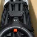 Collapsible Wagon Cart with Wheels Foldable - Folding Utility Heavy Duty Wagons Carts for Grocery Sports Garden Shopping Camping Wheelbarrows (Black, 120L)