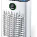 Air Purifiers for Home Large Room, Cover Up to 2400 Ft² with True HEPA Filter, Smart Mode, PM2.5 Air Quality Display, 22dB Sleep Mode, Aromatherapy with 2X-Purification & 360°Air Outlet, HAP603