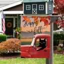 DLZDN Hello Fall Black Cat Garden Flag 1218 Inch Double Side Vertical Burlap Farmhouse Yard Sign Autumn Seasonal Outdoor House Decoration