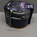 Blue Diamond 8QT Nonstick Stockpot with Glass Lid, PFAS-Free Ceramic, Multipurpose Cooking, Sauces & Soups, Pasta, Boiling & Canning Pot, Dishwasher & Oven Safe, Stainless Steel Handles, Navy